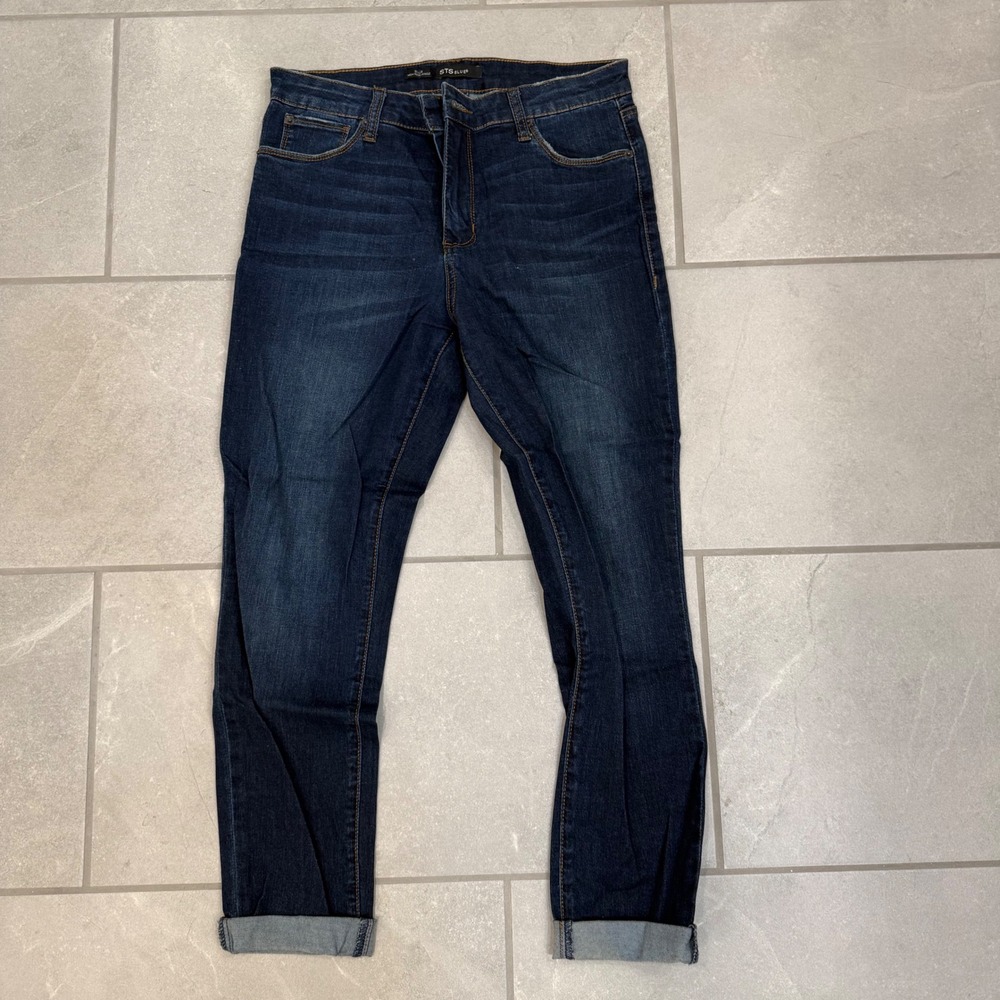 STS Blue Ellie High Rise Ankle Skinny Jeans Dark Wash Denim Size 30
